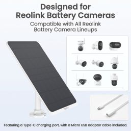 Reolink Charging Solar Panel White 12W 6V DC