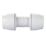 Hep2O  Plastic Push-Fit Equal Keyless Coupler 10mm 10 Pack