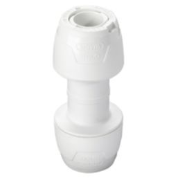 Hep2O  Plastic Push-Fit Equal Keyless Coupler 10mm 10 Pack