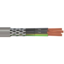 Time 4-Core CY Grey 0.5mm²  Screened Control Cable 1m Coil