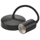 Knightsbridge  Contemporary Pendant Matt Black