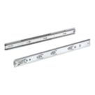 Essentials Steel Soft-Close Ball Bearing Drawer Runners 550mm 2 Pack