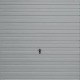 Gliderol Horizontal 8' x 7' Non-Insulated Frameless Steel Up & Over Garage Door Light Grey