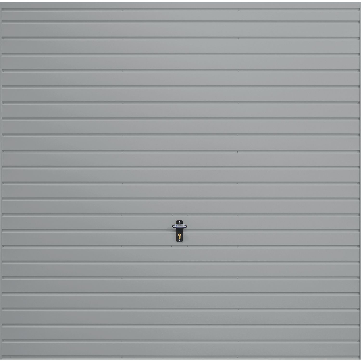 Gliderol Horizontal 8' x 7' Non-Insulated Frameless Steel Up & Over Garage Door Light Grey (497VP)