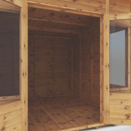 Mercia Helios 7' 6" x 7' 6" (Nominal) Pent Timber Summerhouse