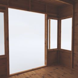 Mercia Helios 7' 6" x 7' 6" (Nominal) Pent Timber Summerhouse