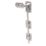 GateMate Heavy Locking Garage Door Bolt Silver 455mm