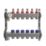 Warmup 6 Port S3 Underfloor Heating Manifold Stainless Steel