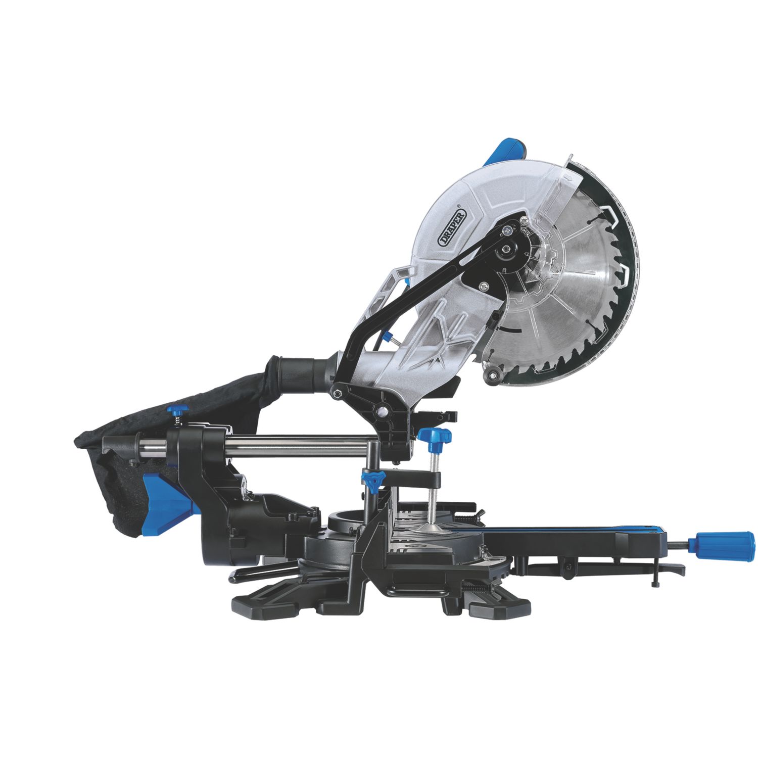 Draper 90170 255mm Brushless Electric Single-Bevel Sliding Compound Mitre Saw 240V (498CM)