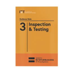 IET 10th Edition, Guidance Note 3: Inspection and Testing