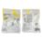 Flomasta  Plastic Push-Fit Reducing Tee 15mm x 15mm x 22mm