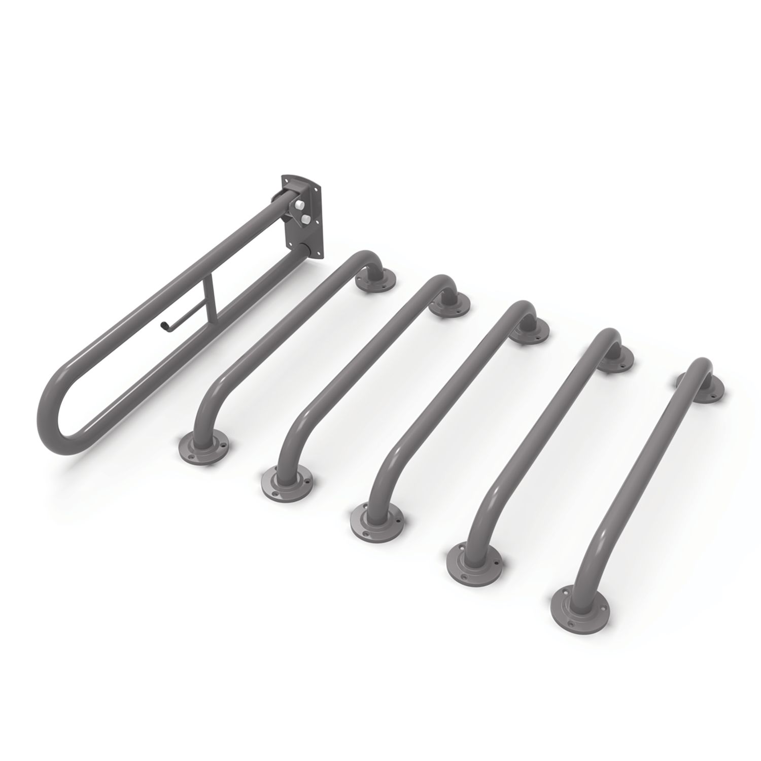Nymas Doc M Grab Rail Pack Grey 6 Piece Set (498JM)