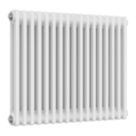 Reina 600mm x 785mm 2530BTU White Horizontal 2 Column Radiator