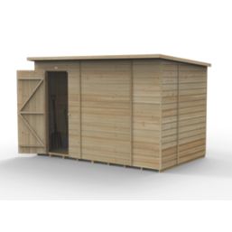 Forest Beckwood 9' 6" x 6' (Nominal) Pent Shiplap Timber Shed