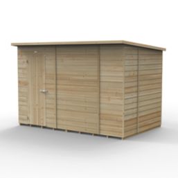 Forest Beckwood 9' 6" x 6' (Nominal) Pent Shiplap Timber Shed