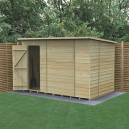 Forest Beckwood 9' 6" x 6' (Nominal) Pent Shiplap Timber Shed
