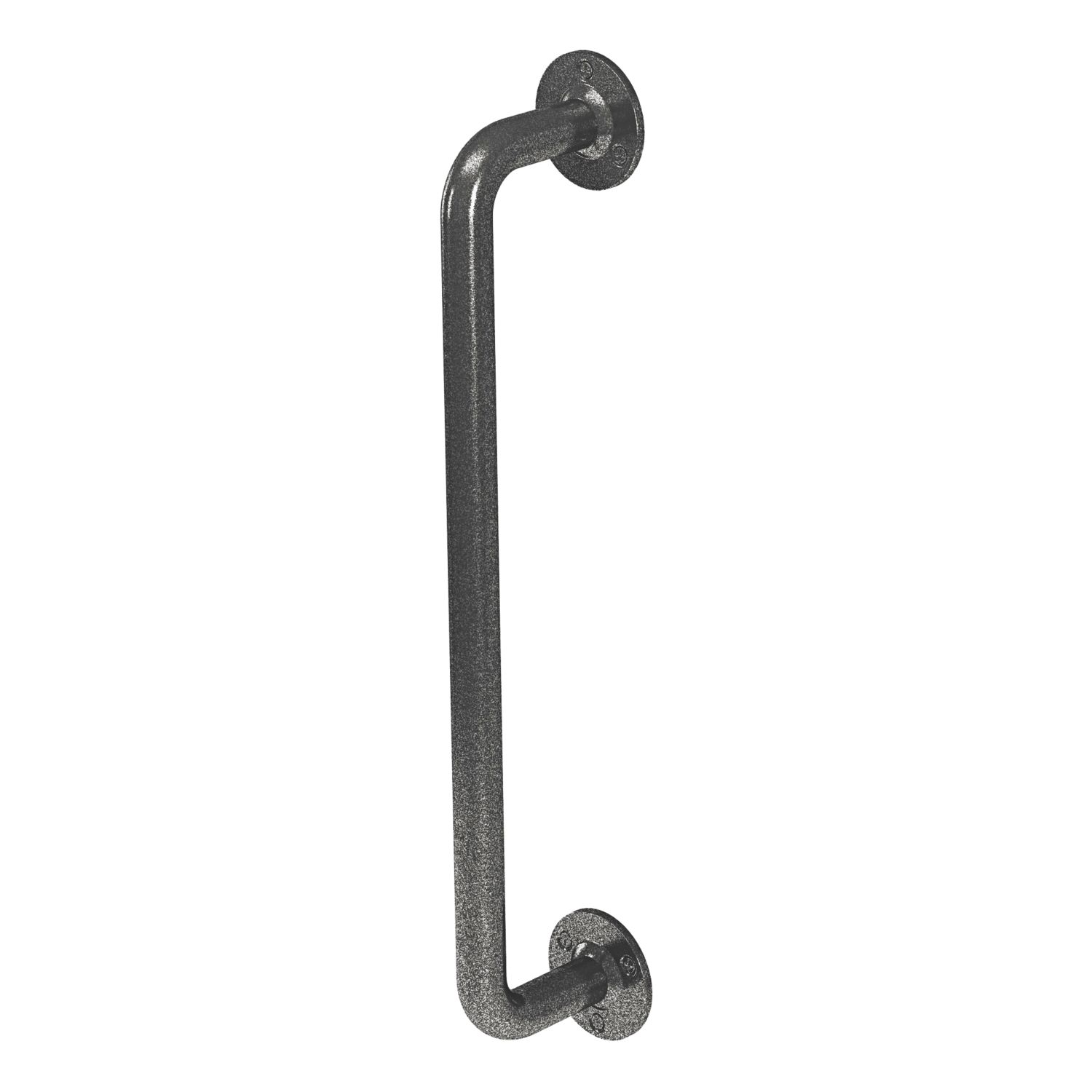 Rothley Angled Household Steel Grab Rail Pewter 457mm (498RG)