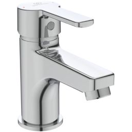 Ideal Standard Calista Chrome 136mm Cloakroom Lever Mono Basin Mixer Tap  With Pop-Up Waste