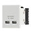 Contactum Media Modular 2.1A 10.5W 2-Outlet Type A USB Socket White