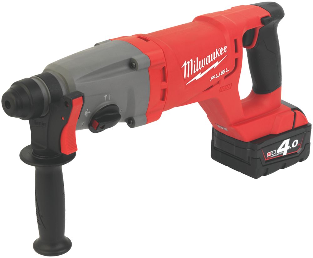 Refurb Milwaukee M18 CHD-402C FUEL 3.5kg 18V 2 x 4.0Ah Li-Ion RedLithium Brushless Cordless SDS Plus Drill