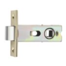 Smith & Locke Polished Brass Tubular Latch 62.2mm Case - 45mm Backset