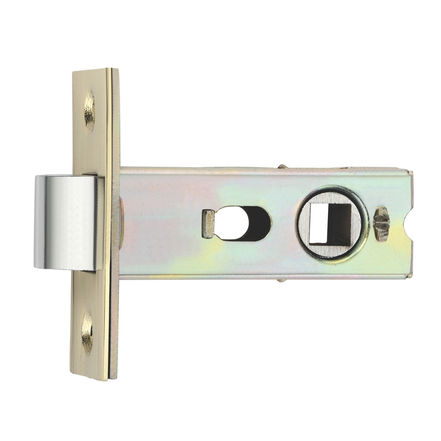 Smith & Locke Polished Brass Tubular Latch 62.2mm Case - 45mm Backset (498TE)