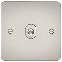 Knightsbridge FP12TOGPL 10AX 1-Gang Intermediate Switch Pearl with Colour-Matched Inserts