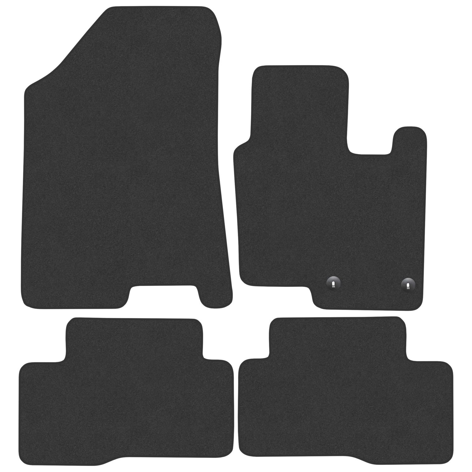 Car Mat Co. Kia Sportage 2022 on Carpet & Rubber Car Mats 4 Piece Set (498VV)