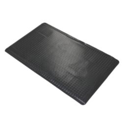 COBA Deckplate ReGen Anti-Fatigue Floor Mat Black 900mm x 600mm x 15mm