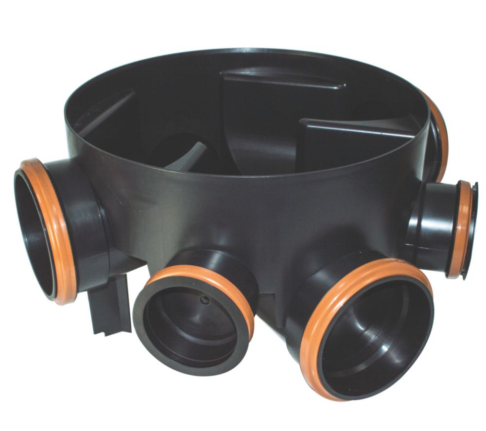 FloPlast Push-Fit 5-Inlet Adjustable Chamber Base 450mm