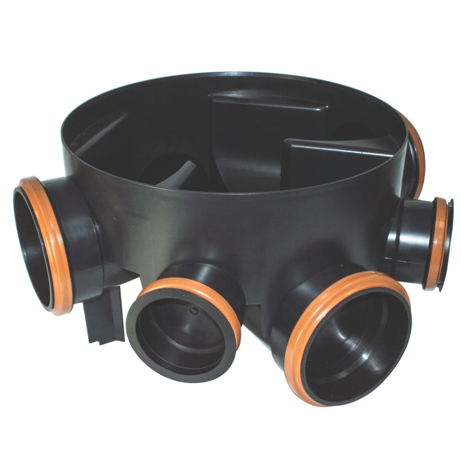 FloPlast Push-Fit 5-Inlet Adjustable Chamber Base 450mm (4997V)