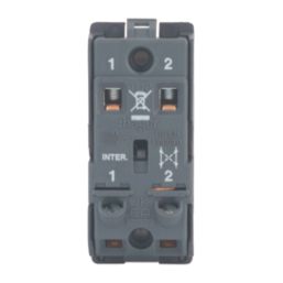 Hager Sollysta WMGS16 20AX Grid Intermediate Switch White