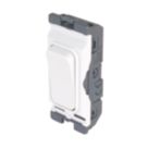 Hager Sollysta WMGS16 20AX Grid Intermediate Switch White