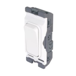 Hager Sollysta WMGS16 20AX Grid Intermediate Switch White