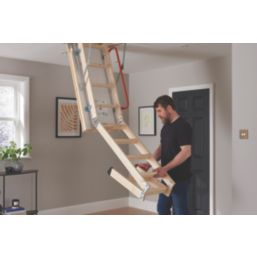 Werner ThermoPlus Complete Timber 2.86m Loft Ladder Kit
