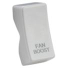 Knightsbridge 'FAN BOOST' Switch Cover White