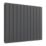 Reina Flat Double 600mm x 810mm 2821BTU Anthracite Horizontal Designer Radiator