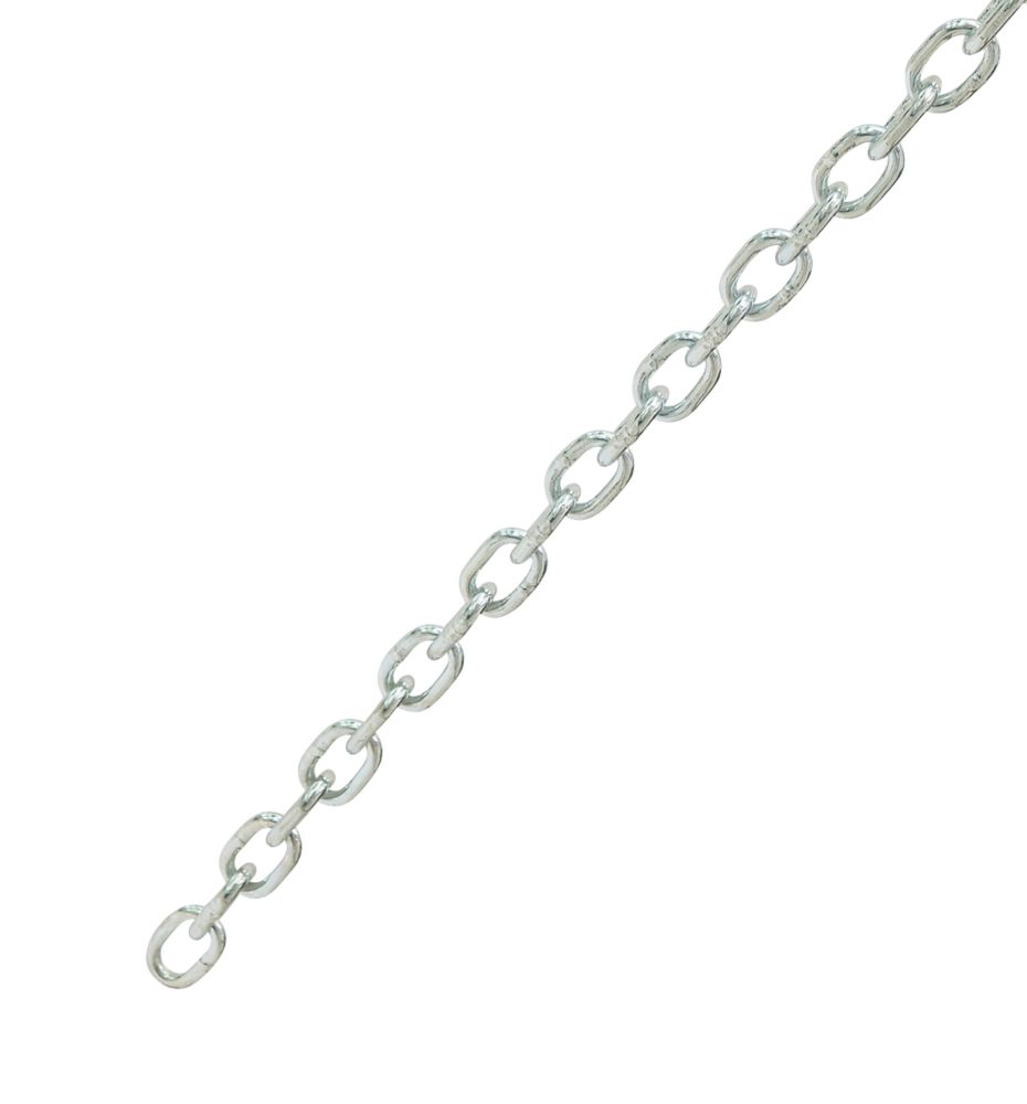 Side-Welded Zinc-Plated Short Link Chain 6mm x 10m