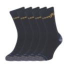 Goodyear GYSCK004 Socks Black/Blue One Size Fits All 5 Pack