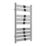 Reina 950mm x 500mm 1221BTU Chrome Flat Designer Towel Radiator