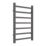 Reina 800mm x 500mm 1107BTU Anthracite Flat Designer Towel Radiator
