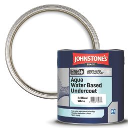Johnstones Trade  2.5Ltr Brilliant White Matt  Interior & Exterior Wood & Metal Undercoat