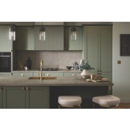 Wilsonart Omega Modern Terrazzo Dune Square Edge Matt Beige Stone Effect Laminate Breakfast Bar 4100mm x 900mm x 38mm