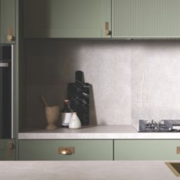 Wilsonart Omega Modern Terrazzo Dune Square Edge Matt Beige Stone Effect Laminate Breakfast Bar 4100mm x 900mm x 38mm