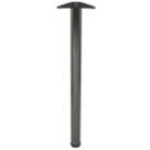 Rothley Worktop Leg Gun Metal 870-895mm