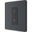 British General Evolve 1-Gang 2-Way LED Single Master Trailing Edge Touch Dimmer Switch  Grey with Black Inserts