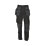 DeWalt Harrison Work Trousers Black/Grey 30" W 31" L