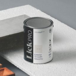 LickPro 5Ltr Smooth Grey 03 Masonry Paint