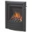 Be Modern Design Black Slide Control Inset Gas Manual Fire 510mm x 123mm x 605mm