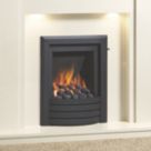 Be Modern Design Black Slide Control Inset Gas Manual Fire 510mm x 123mm x 605mm